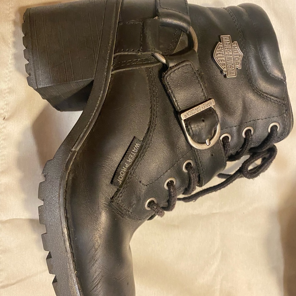 Harley Davidson’s women’s waterproof boots. Size 7M - Picture 5 of 5